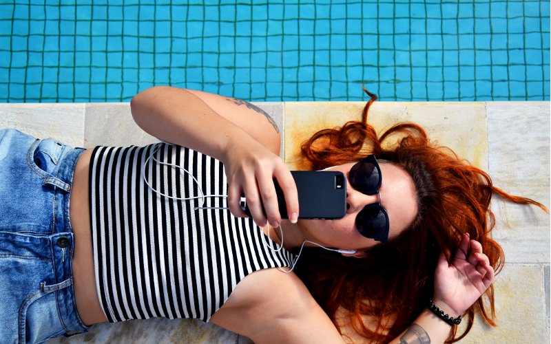 Woman Taking a Selfie